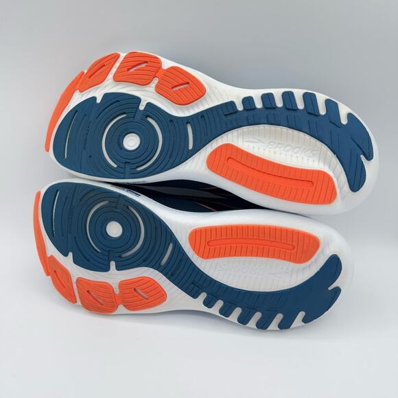 Brooks Glycerin GTS 21 Blue Opal Black Nasturtium Running Sneakers Men’s 11.5 - Picture 8 of 8